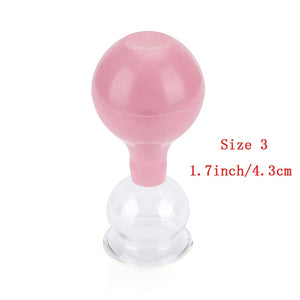 Pink Vacuum Cupping Cans Chinese Suction Family Body Massage Helper Rheumatism Therapy Pain Relief Health Care