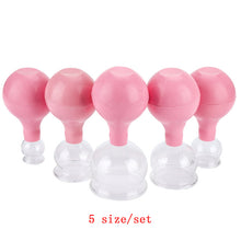 Load image into Gallery viewer, Pink Vacuum Cupping Cans Chinese Suction Family Body Massage Helper Rheumatism Therapy Pain Relief Health Care